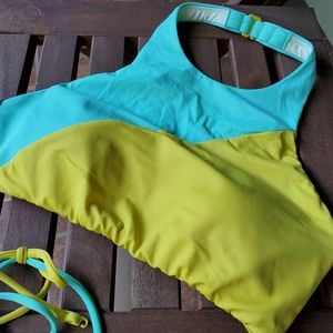 Victoria's Secret colorblock bikini halter